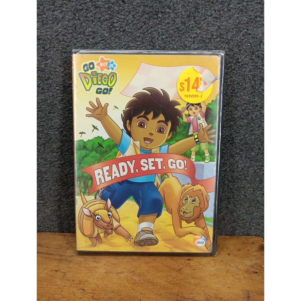 Go, Diego, Go - Ready, Set, Go (DVD, 2007) Nick Cartoon Movie Childrens‎ show